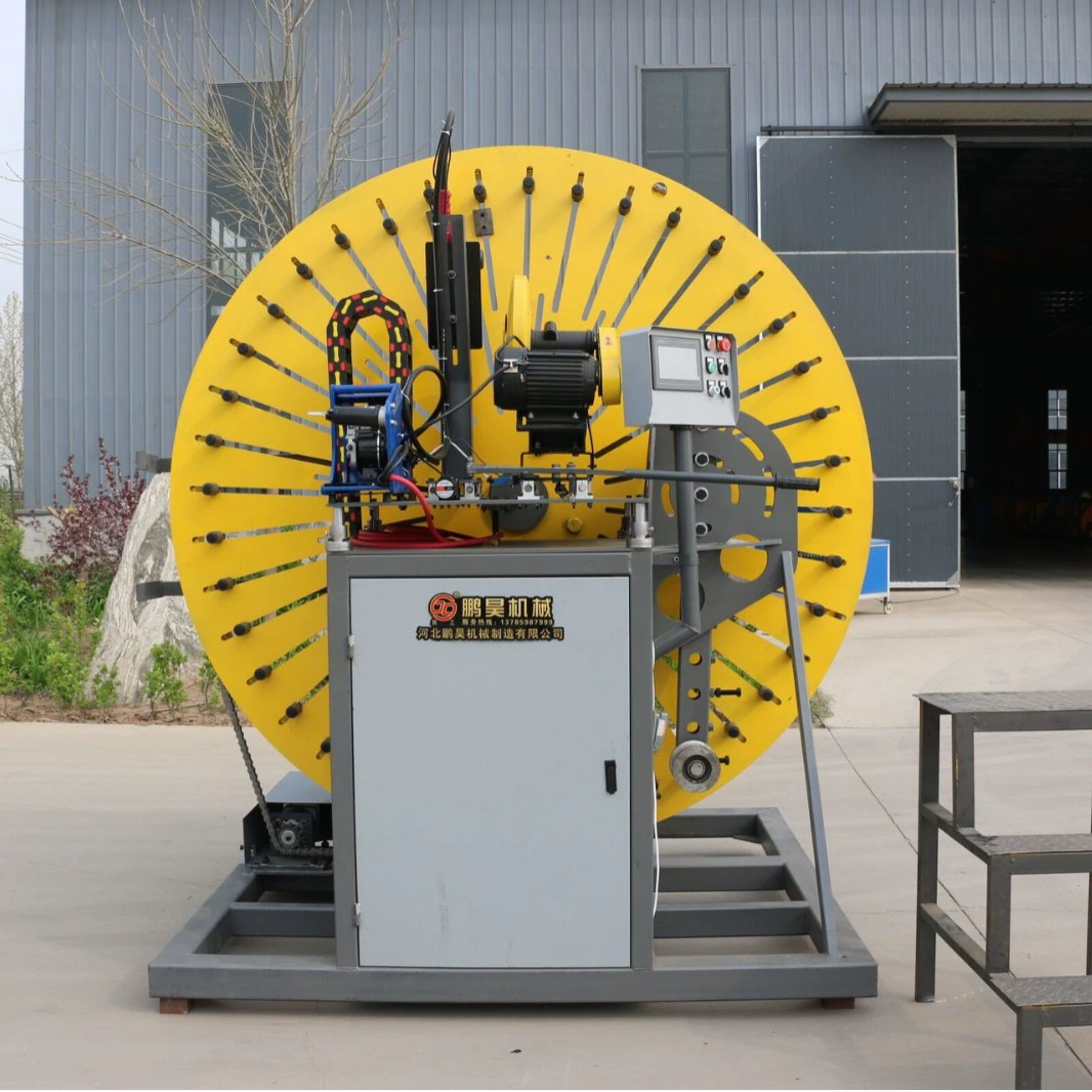 Стальной пруток автоматический поворотный сварочный гибочный станок машина для намотки стальных клеток плоский диск Гибка сварочная резка универсальный станок