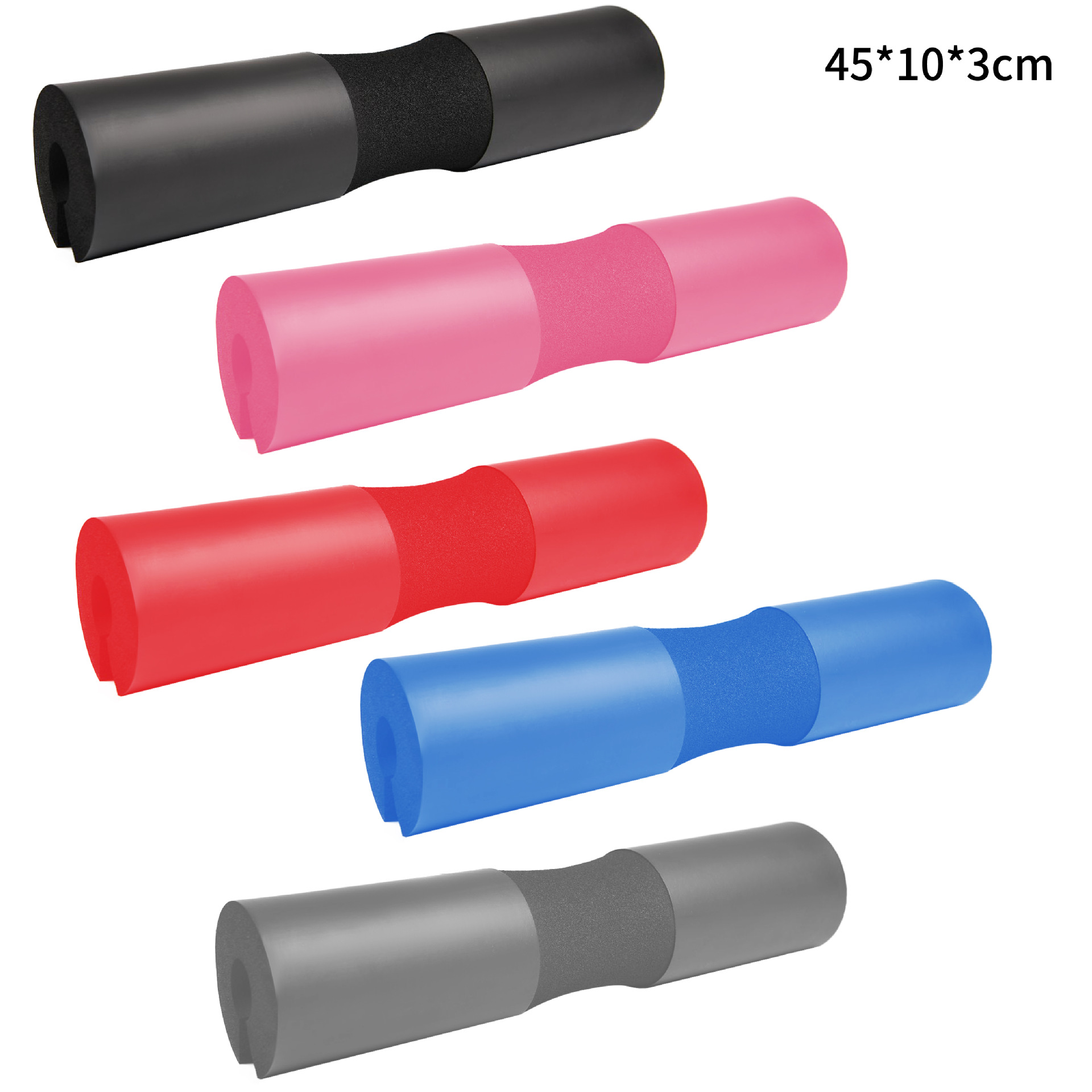 Almohadillas para hombros para barra, protección de espuma para cuello y hombros, almohadillas para cuello para sentadillas, fundas para barra, almohadillas para hombros, almohadillas para cuello para sentadillas, equipo de protección de esponja.