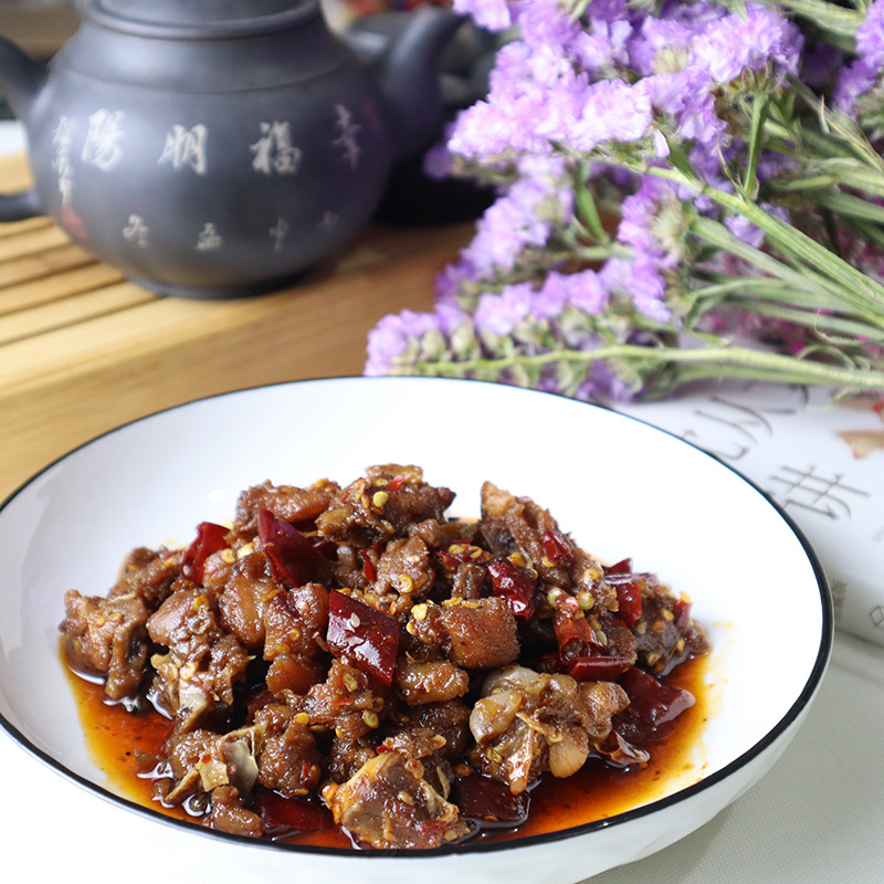 辣夥人手工現做冷吃兔100g 麻辣味川味零食辦公室女神食品代發