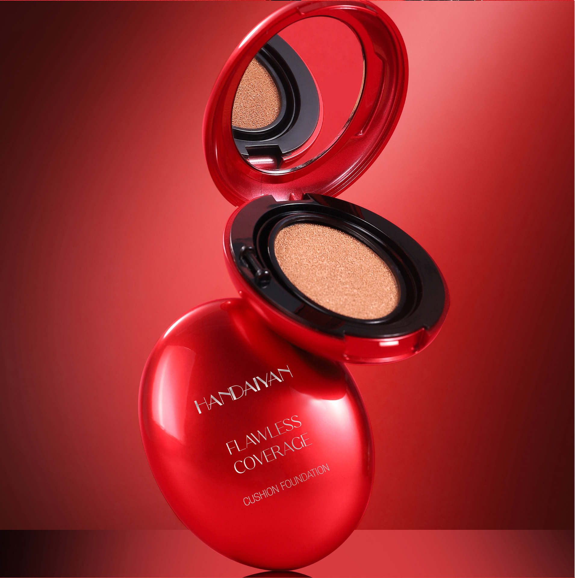 The cross-border foundation provides long-lasting concealer without smudge, and does not cause powder to stick on oily skin. The handaiyan red shell foundation does not come off undefined