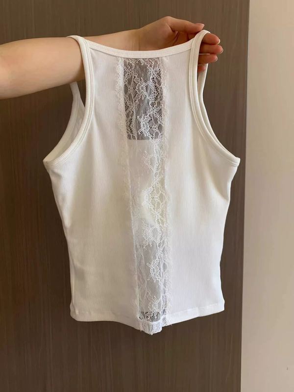 新商品のレースの美背のキャミソールの女性の夏の外は身を修めて胸のパッドのギャルの背中のレースの中で上着の潮を掛けます。|undefined