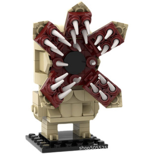 MOC Building Blocks Compatible with Lego Small Particle Splice Set Strange Story Monster Square Head Big Head Small Particle
