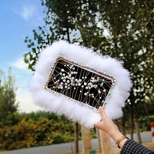 New Large Feather Anti-Slip Mat Car Decoration Ornaments Pvc Storage Mat Car Dashboard Decorative Plush Mat