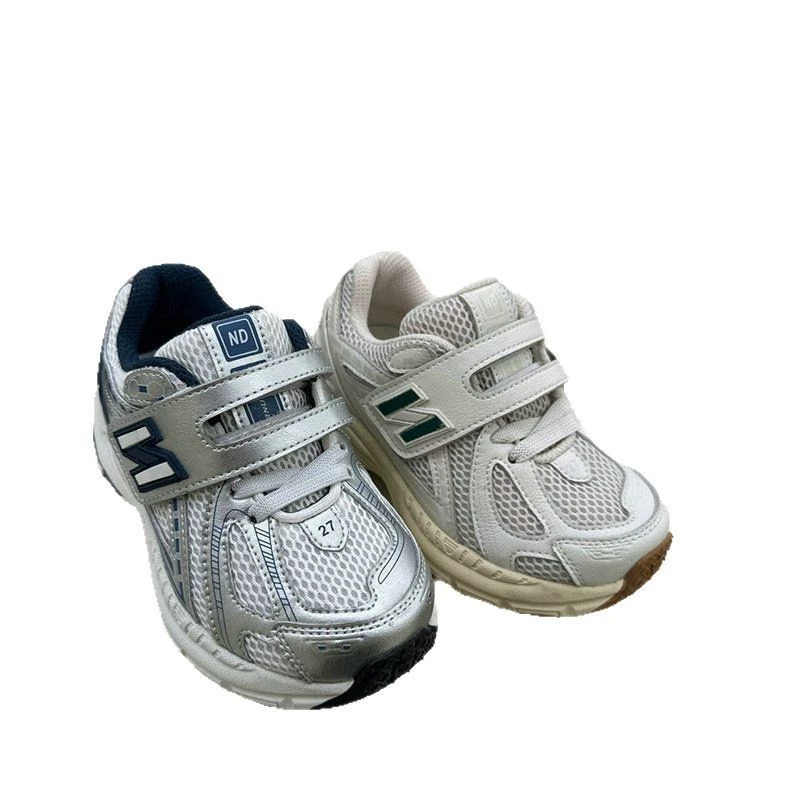 Children's sports shoes for men and women with velcro, trend of season, wholesale