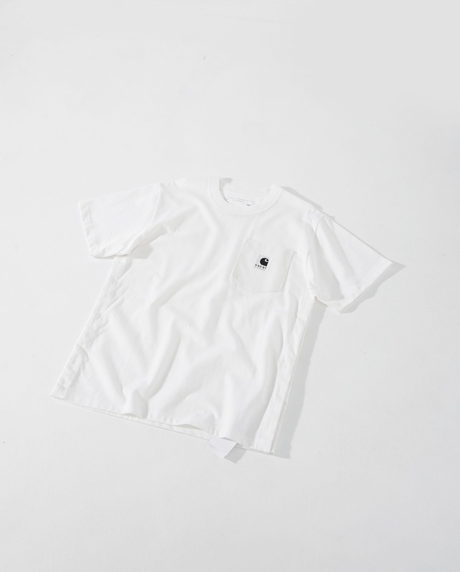 顶牛！卡哈char X saci 联名双侧开衩暗扣口袋T恤短袖陈冠希同款