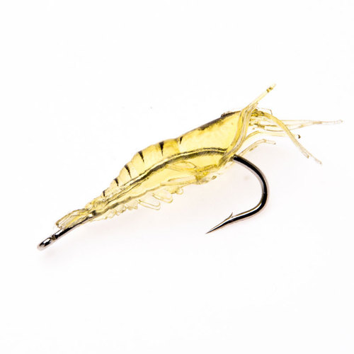 Factory Direct Sale Lure Simulation Shrimp Shallow Mouth Bait Hooked Shrimp Glow-in-the-Dark Fish Bait Cross-Border Hot Selling Bait 4cm Small Grass Shrimp