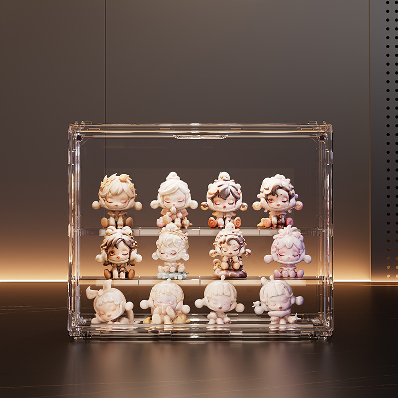 Vitrina de moda cuidadosamente seleccionada y dropshipping, caja ciega, caja de almacenamiento de figuras, contenedor mate de burbujas, modelo de muñeca, caja de juguete