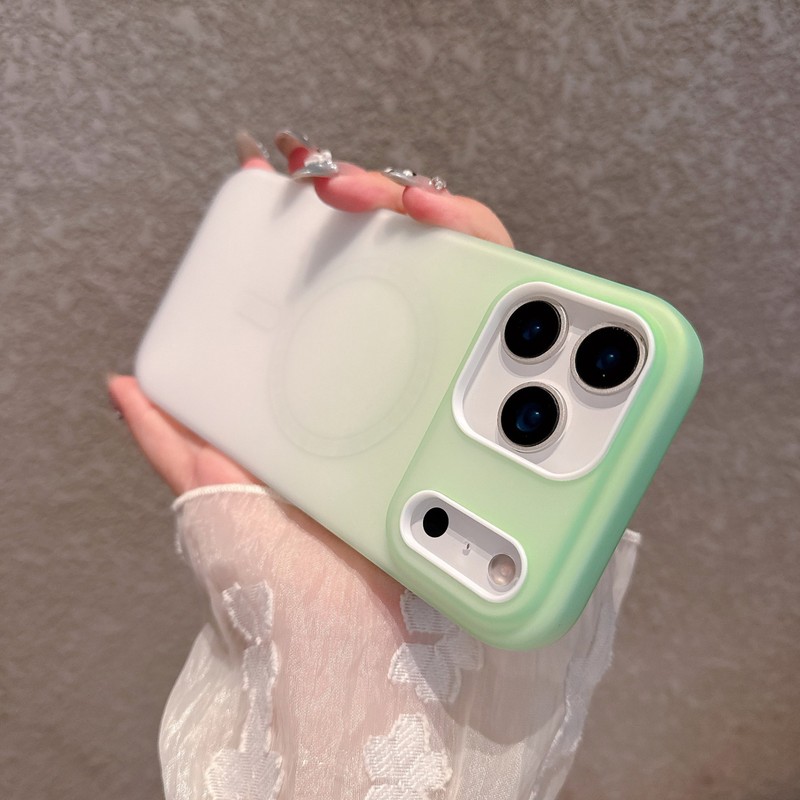 适用iPhone17PROMAX手机壳渐变果冻二合一磁吸苹果15/16跨境防摔|undefined