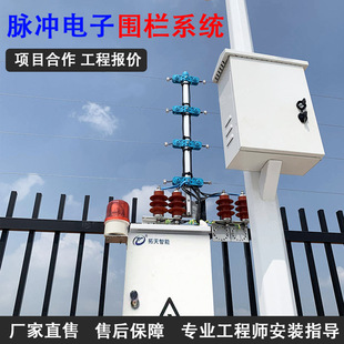 Electronic Fence Complete Set of Perimeter Anti-Theft Alarm System Tuotian X Series High Voltage Pulse Digital Fence Host