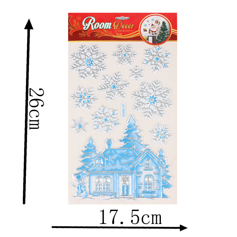 Christmas Fashion Snowman Pvc Party Gift Stickers display picture 3