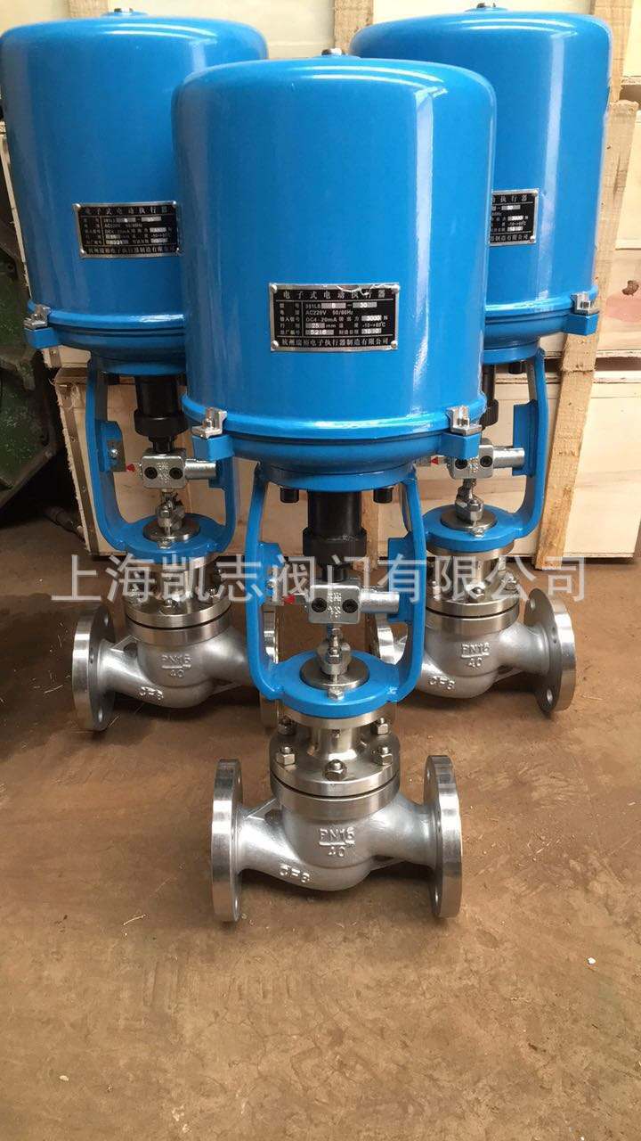 上海ZRSM-16c DN65电动单座（套筒）调节阀DN40电动调节阀