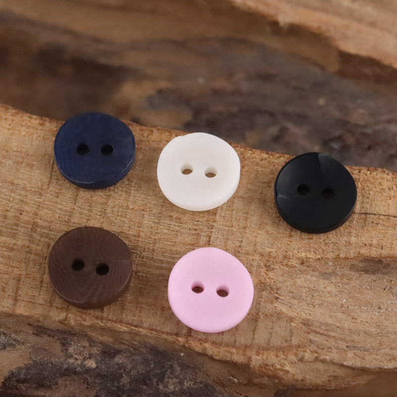 Barbie Sakura Pink Two-Eyed Irregular Navy Blue Spring and Summer Cotton and Linen Shirt Cardigan Dress Fruit Buttons