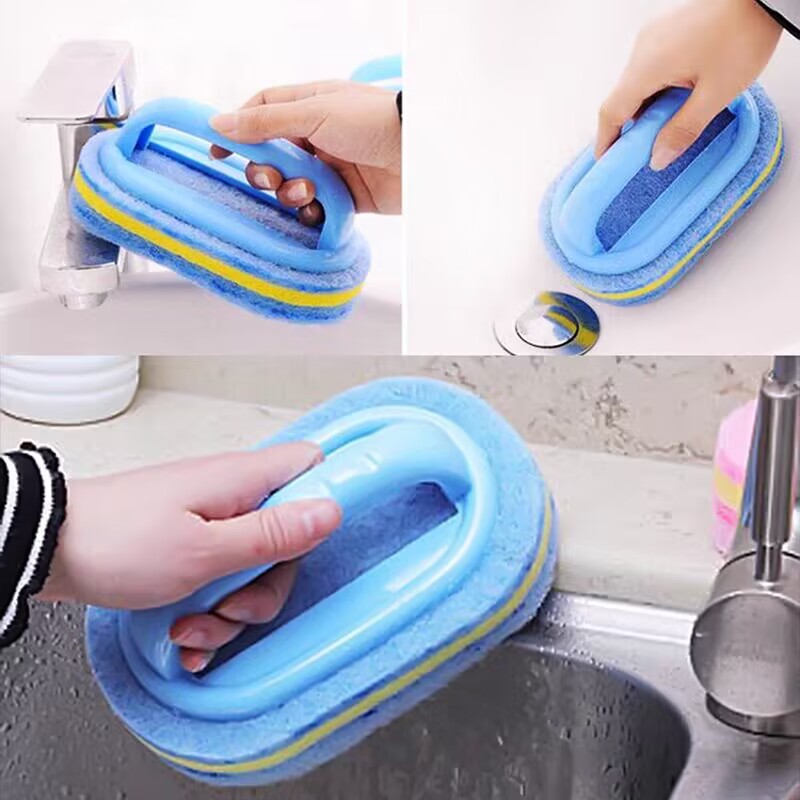 Vibrating handle cleaning brush bathtub...