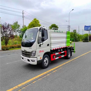 Foton H2 mavi lövhəli 7 tonluq yol suvarma maşını, toz yatırma maşını.