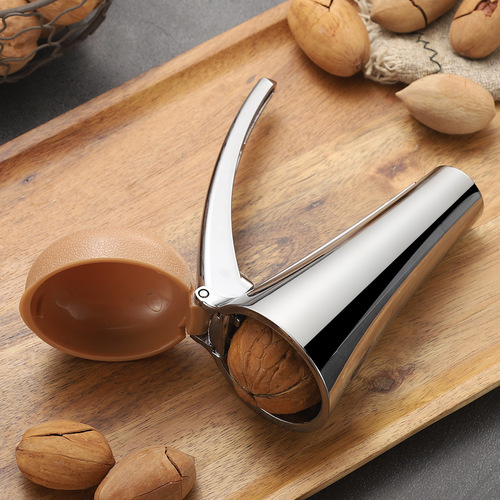 Thickened zinc alloy funnel walnut clip creative multi-purpose walnut clip nut pliers peeling kitchen gadgets