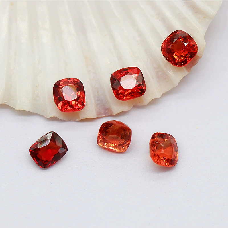 Organic square quality multicoloured gemstone for ring, stone inlay, wholesale, with gem