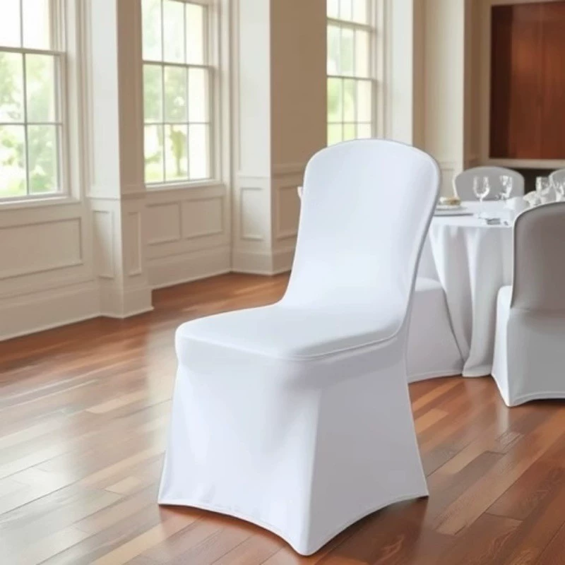 Фабрика спот эластичные чехлы для свадебных гостиничных чехлов для стула для банкетов утолщенные универсальные цевые чехлы для свадебных стульев