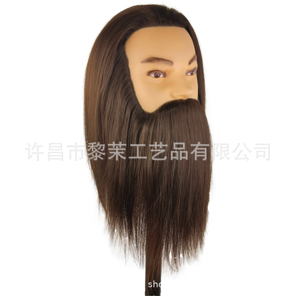 Fábrica directa de cabeza de barba masculina maquillaje de cabeza de barba masculina modelo de cabeza de cabeza de barba enseñanza de cabeza