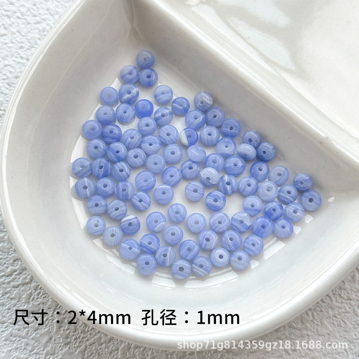 Nuevo ábaco natural chino diafragma plano perlas separadoras de perlas dispersas diy accesorios de joyería de perlas accesorios de material