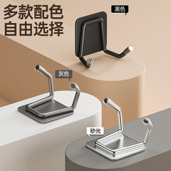 ステンレスの穴なしフック粘着キッチンの強力な荷重トイレのドアの後にハンガーの壁掛けスプーンのフックを掛けます。