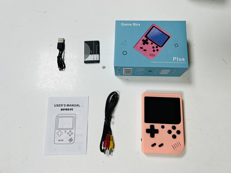 Consola de Juegos Portátil Retro Macaron 400 en 1 500 en 1 800 en 1 para Regalo y Juegos