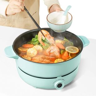 Electric Cooking Pot Home Dormitory Student Multi-functional Small Electric Cooker Electric Frying Pot