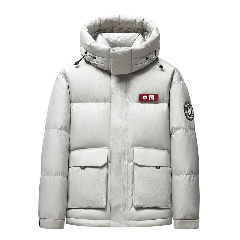 2025 Fashion Thickeneded Bread Jacket down Jacket Men's Short Autumn and Winter New Casual Versatile Warm down Jacket Jacket