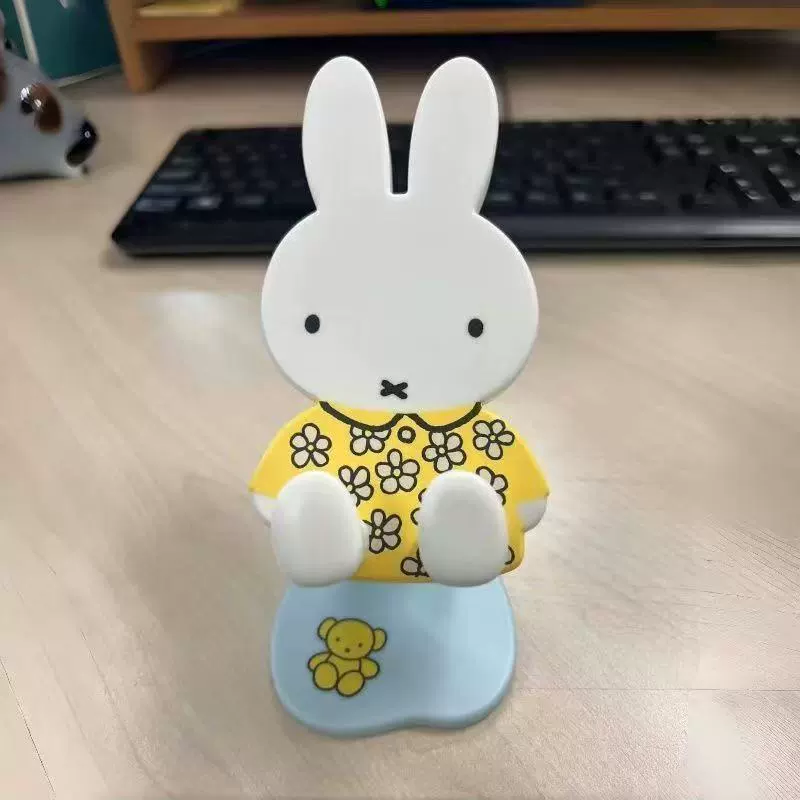 Складная подставка для мобильного телефона в виде зайчика Miffy Miffy, регулируемая телескопическая подставка для просмотра трансляций на столе
