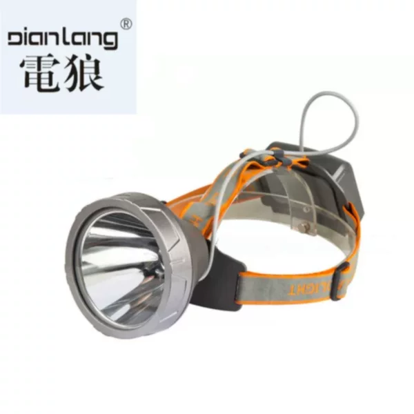 LED head-mounted outdoor lighting lamp for camping, fishing, night running, cycling, rechargeable portable searchlight