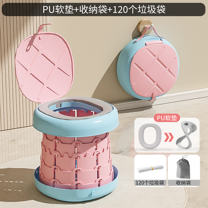 Inodoro plegable para niños orinal portátil para hombres de los niños orinal al aire libre inodoro de viaje para bebé