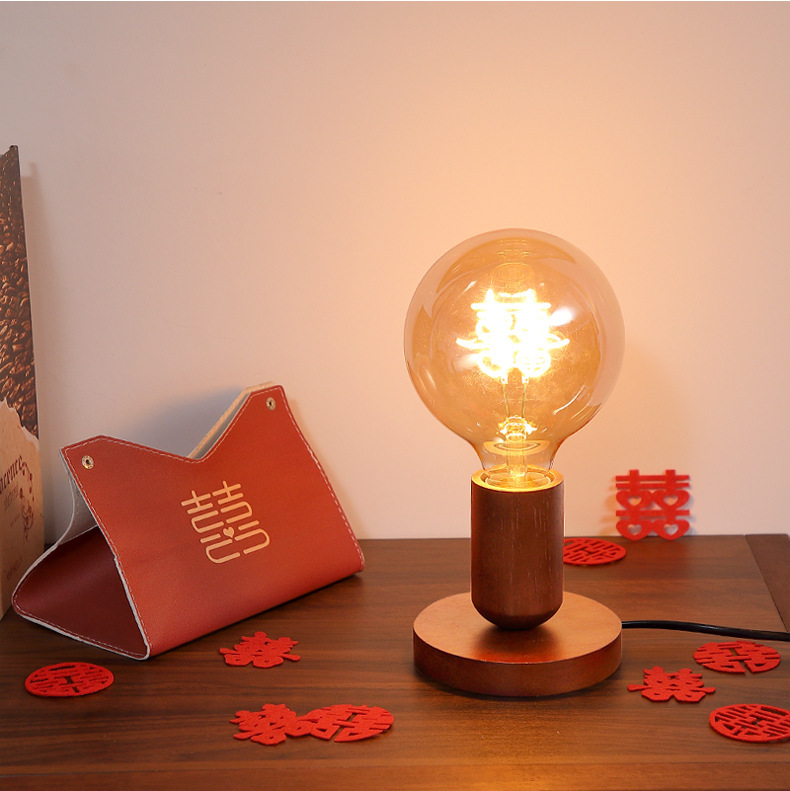 Cross-Border Supply of Vintage-Style Creative Table Lamps, Decorative Lamps, Ambient Lights, Simple Modern Bedroom Bedside Lamps, Led Lamps, Retro Cross-Border Supply of Vintage-Style Creative Table Lamps, Decorative Lamps, Ambient Lights, Simple Modern Bedroom Bedside Lamps, Led Lamps, Retro