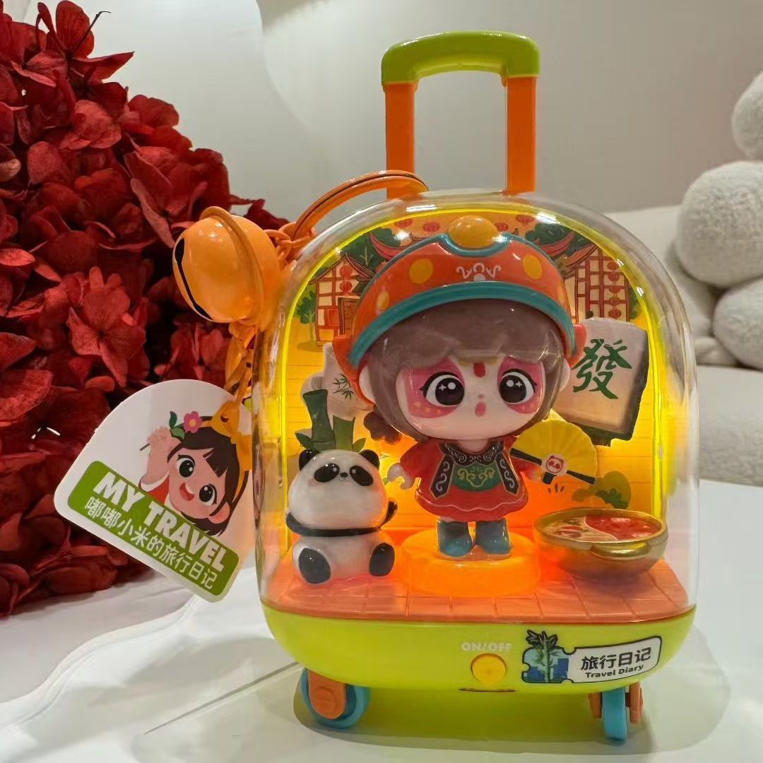 Hecho a mano DIY pegatinas de refrigerador mosaico micro escenas mochila para niños joyas colgantes barra de tracción maleta juguetes regalos