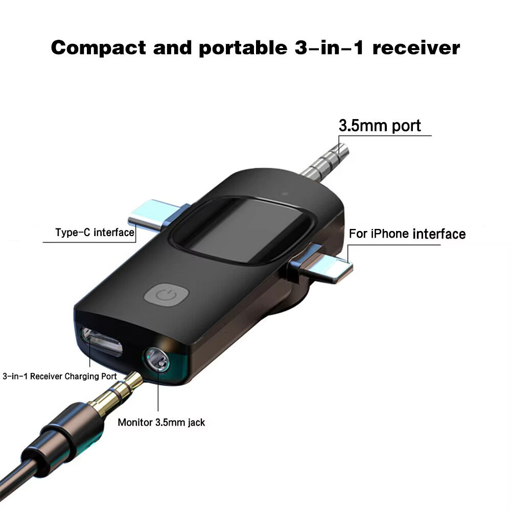 Transfronterizos inalámbricos collar clip micrófono de reducción de ruido micrófono de transmisión en vivo radio de teléfono móvil al aire libre chatter transmisión en vivo artefacto esencial