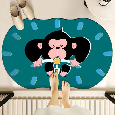 Water Absorbent Mat, Avtomobil döşəmə paspasları - cycling-gorilla-4060cm-diatom-mud