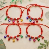 Five Bells Diamond Knot Red Rope [1 piece]