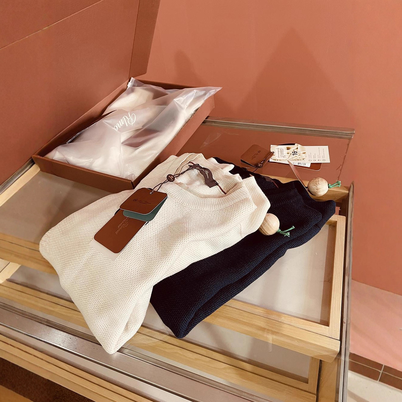 Incomparable Elegance! Light Luxury Mulberry Silk and Sheep Wool Blended Knitwear Autumn and Winter Men's Honeycomb Breathable Long Sleeves