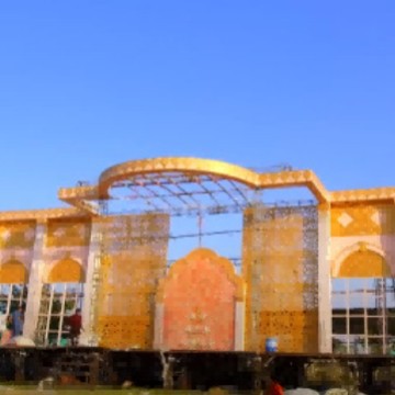 外贸创笙铝合金灯光架婚庆活动产地货源TUV SGS CE ISO欧标展示架