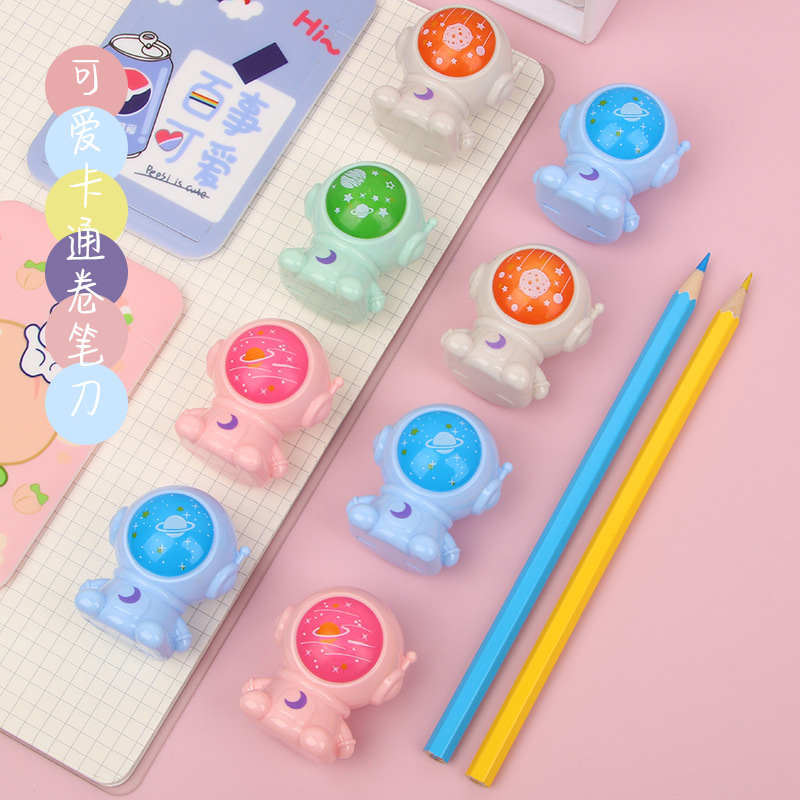 Dibujos animados mini lápiz sacapuntas Escuela Primaria kindergarten creativo lápiz sacapuntas niños sacapuntas lindo papelería al por mayor