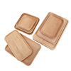 customized Beech Pizza Tray rectangle Japanese Bread plate woodiness steak Wooden tray Chopping board Cut fruit chopping block