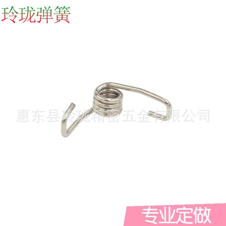 厂家供应3 04不锈钢扭转弹簧 玩具异型扭转弹簧 夹子双扭扭转弹簧