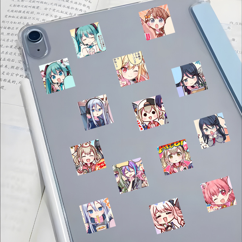 126 二次元 PJSK ワールド プロジェクト アバター ステッカー アニメ 人気漫画 携帯電話ケース ステッカー 防水|undefined