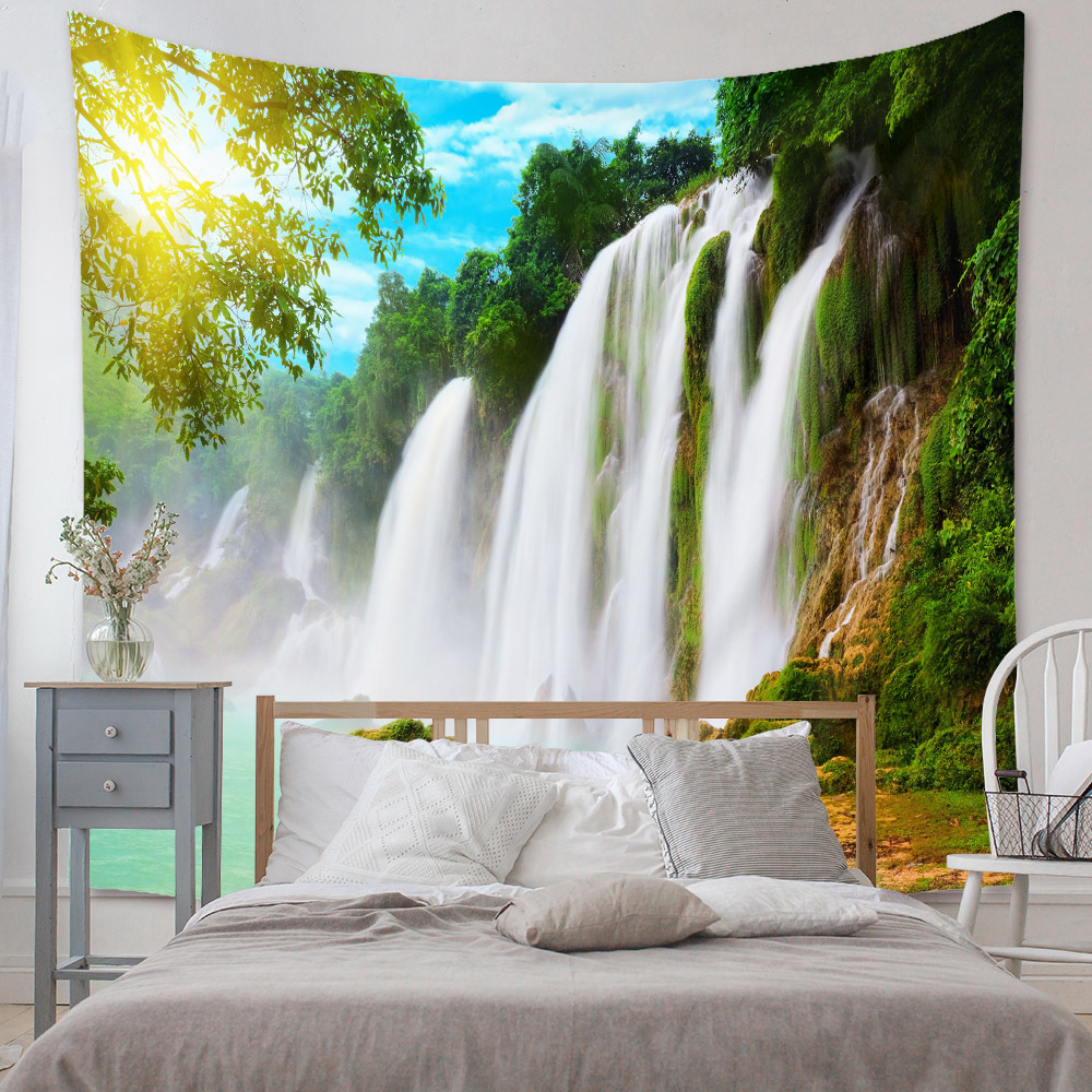 Fashion Landscape Wall Decoration Cloth Tapestry Wholesale Nihaojewelry display picture 7