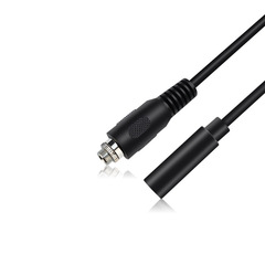 3.5mm Stereo Cable to Headphone Adapter Power Cord with Locking Screw Nut PCB Board Nut Audio Cable