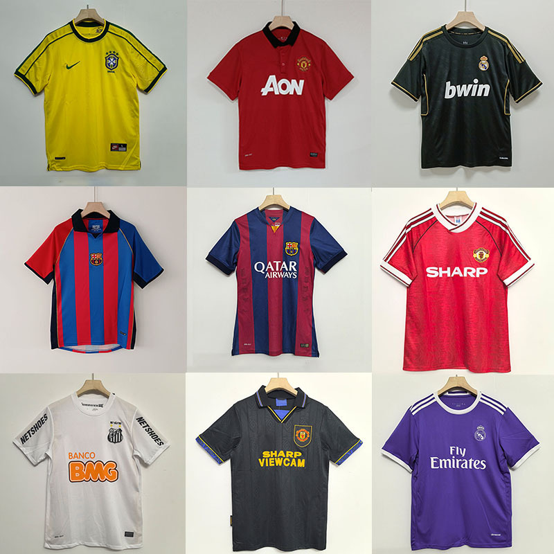Classic Retro Club Football Uniforms, Multiple Styles Available, Suitable for All Seasons, Men'S, Can Be Printed, Sports Wear, Cross-Border Shipping Classic Retro Club Football Uniforms, Multiple Styles Available, Suitable for All Seasons, Men'S, Can Be Printed, Sports Wear, Cross-Border Shipping