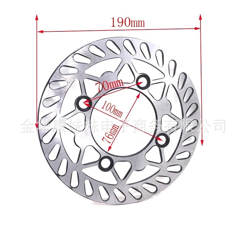 Off-Road Tire 2.50-10 Tire 15mm Bearing Disc Brake Rotor Sprocket Assembly