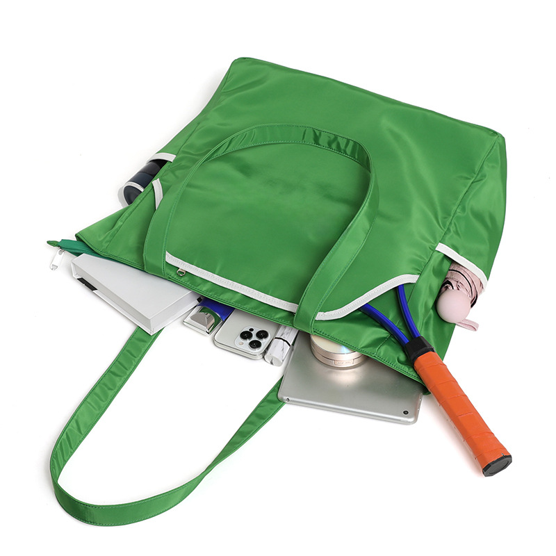 Bolsa de tenis de hombro único de gran capacidad de almacenamiento bolsa de pelota picada de alto valor facial de mujeres al aire libre bolsa de bádminton de hombro