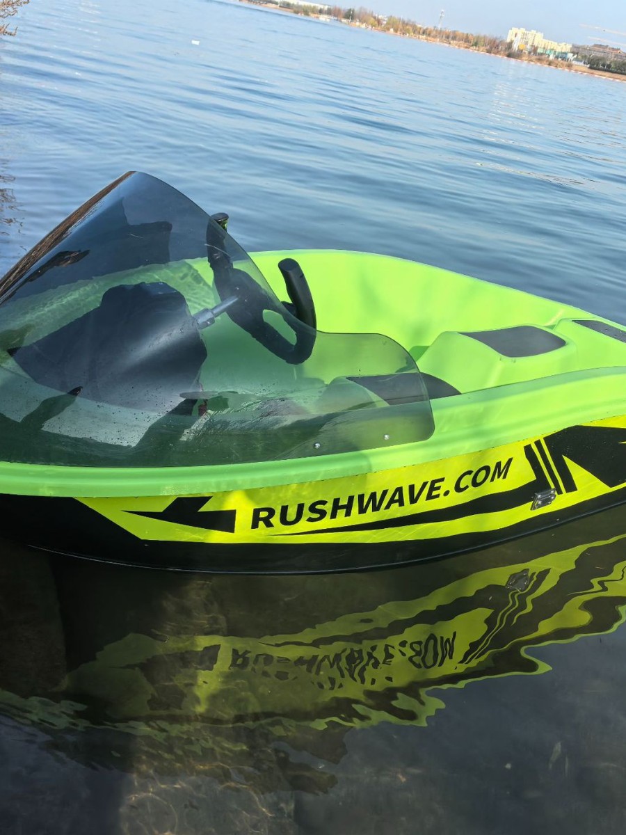 RUSH WAVE Electric water small speedboat for double