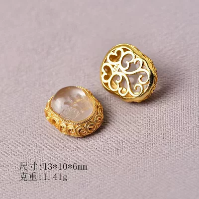 S925 Silver Gold Plated Bracelet Zərgərlik ara hissələri - large-egg-noodles