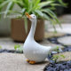 New Imitation Pastoral White Duck Crafts Ornaments Outdoor Garden Courtyard Cute Cartoon Animal Resin Decoration