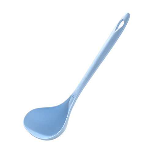 Wheat straw household long-handled spoon kitchen kitchen utensils plastic thickened large porridge spoon wholesale